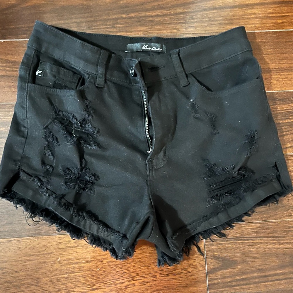 Black KanCan Jean Short